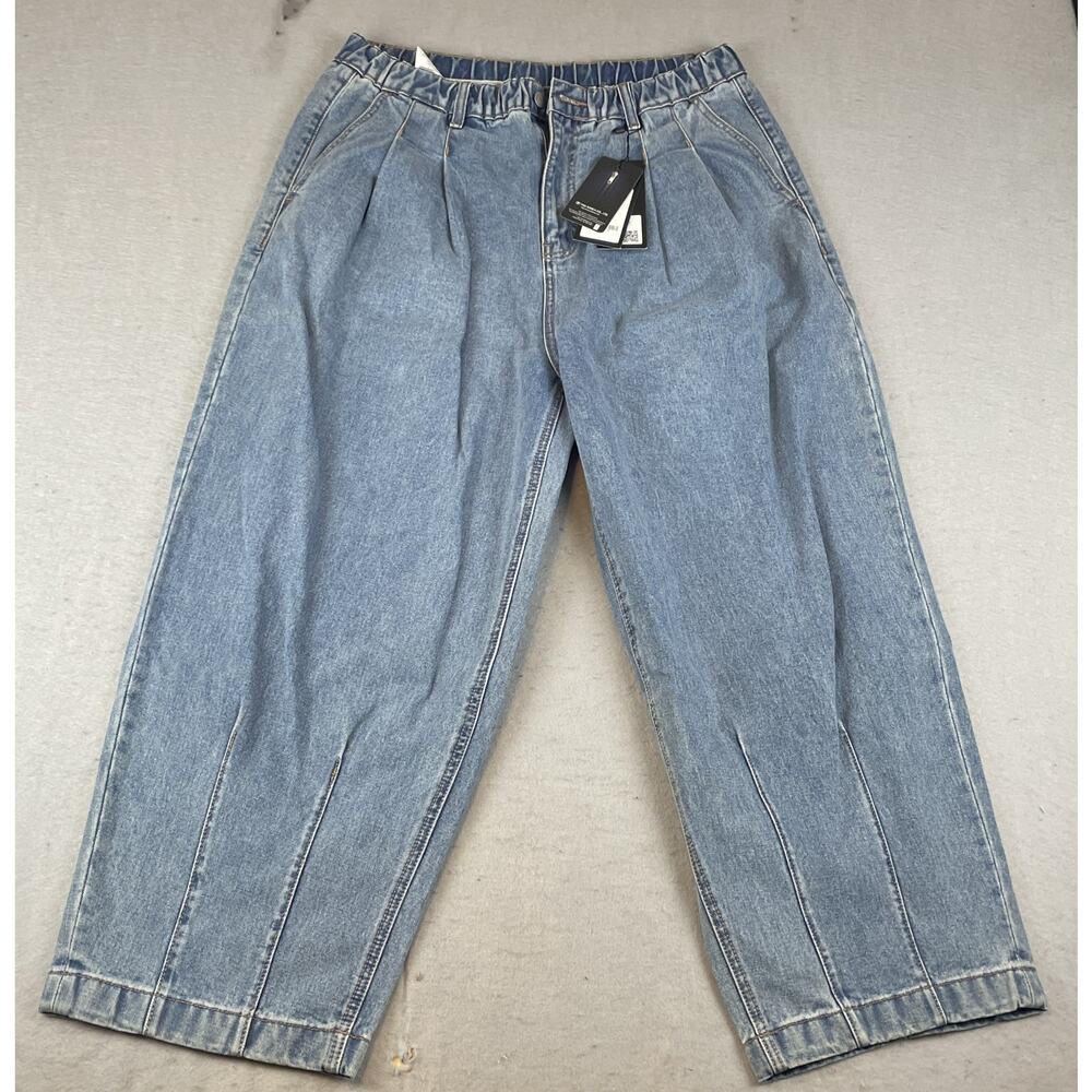 Musinsa Standard Balloon Wide Leg Womens Sz 36 Jeans Denim